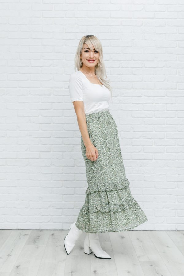 Gyzyem Floral Visons Skirt